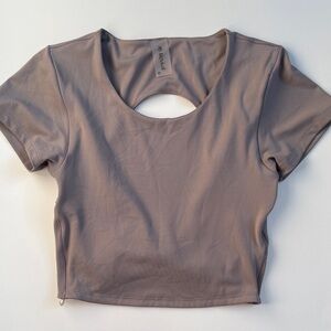 Altard State Taupe Crop Top